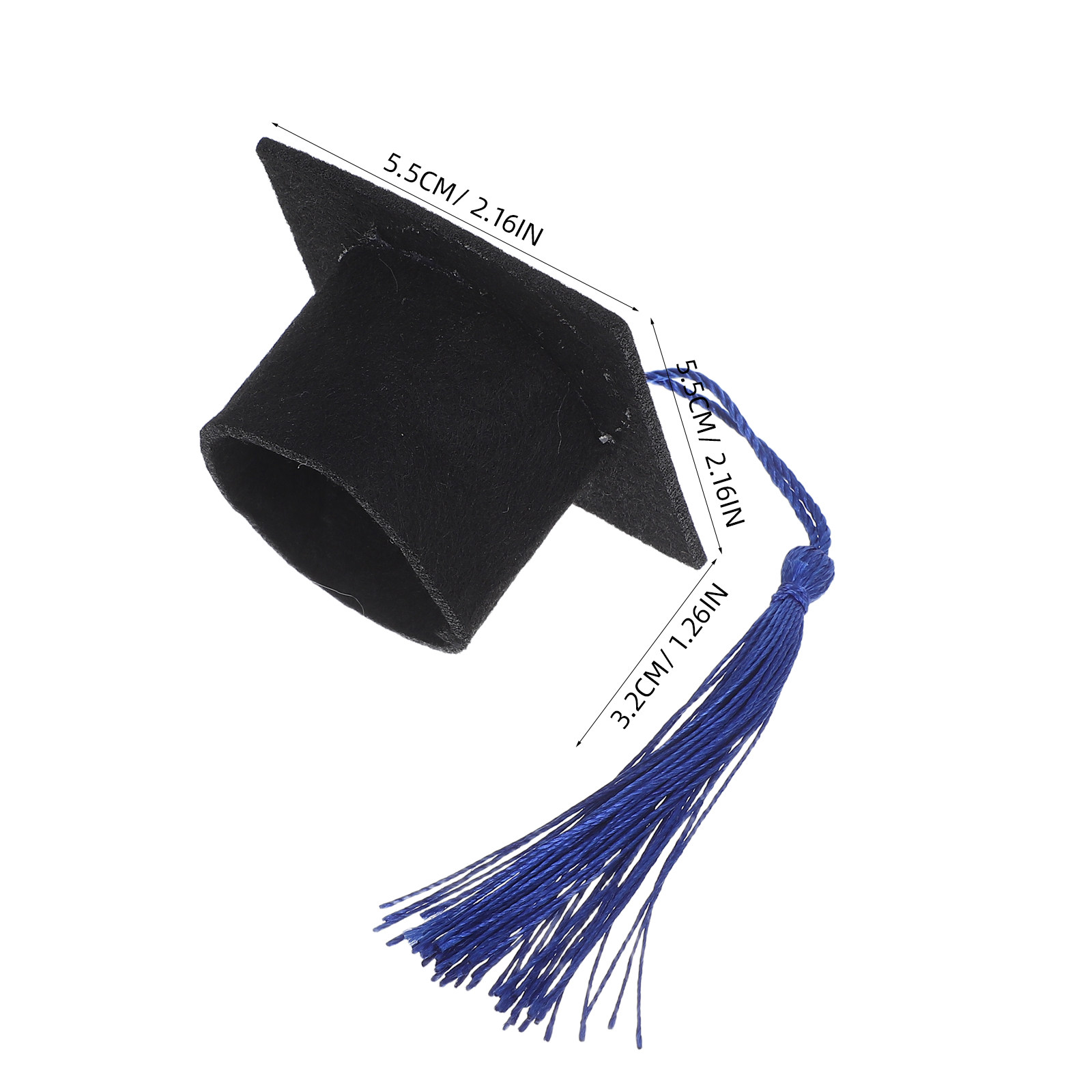 6 ชิ้น ปลอกขวดไวน์หมวกปริญญาขน - Wine Beer Hat บทวิจารณ์และราคา