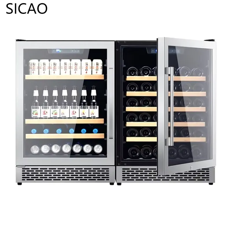 ตู้แช่ไวน์เบียร์ 2 ประตู แบบกร - Wine Beer Dual Zone บทวิจารณ์และราคา