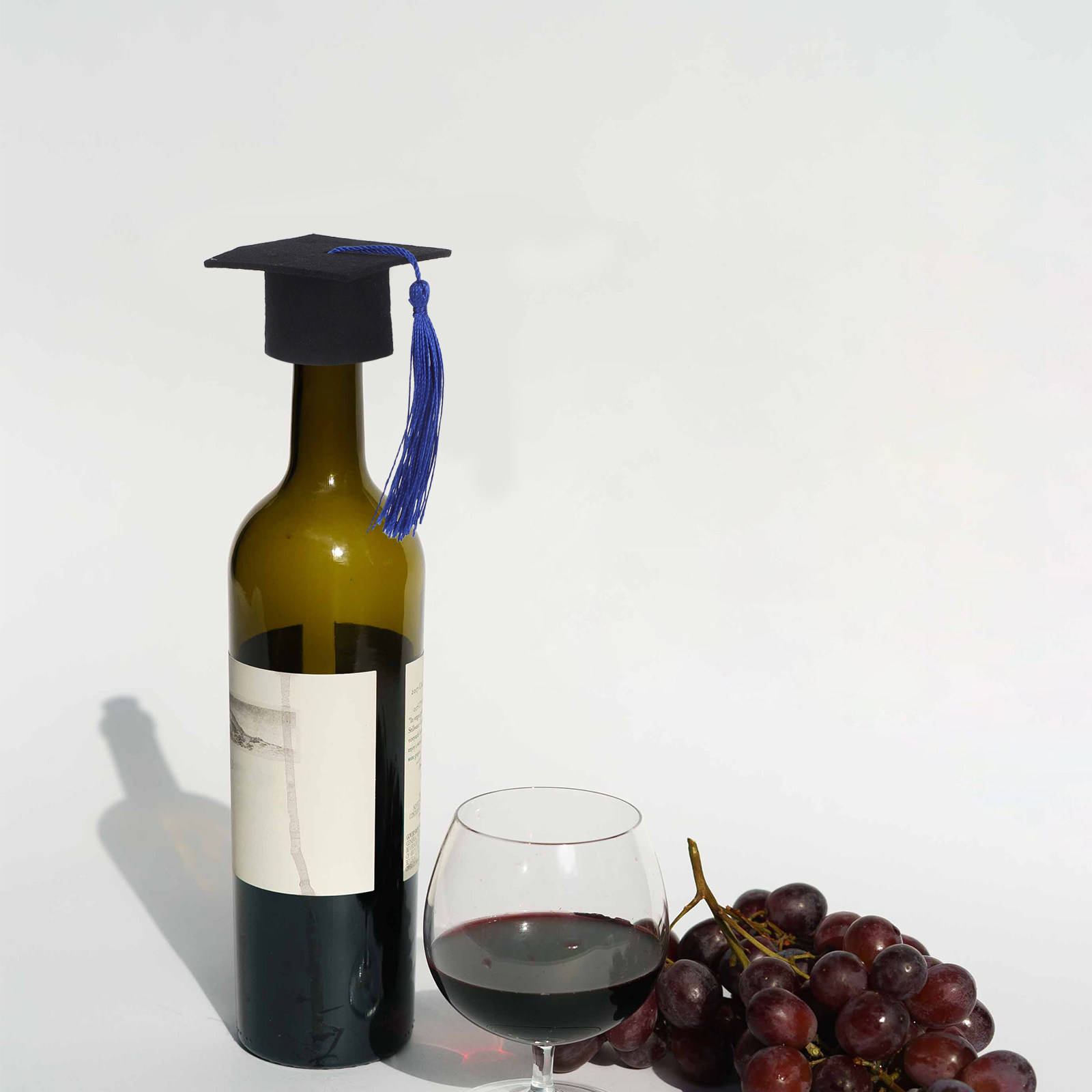 6 ชิ้น ปลอกขวดไวน์รูปหมวกปริญญ - Wine Beer Hat บทวิจารณ์และราคา