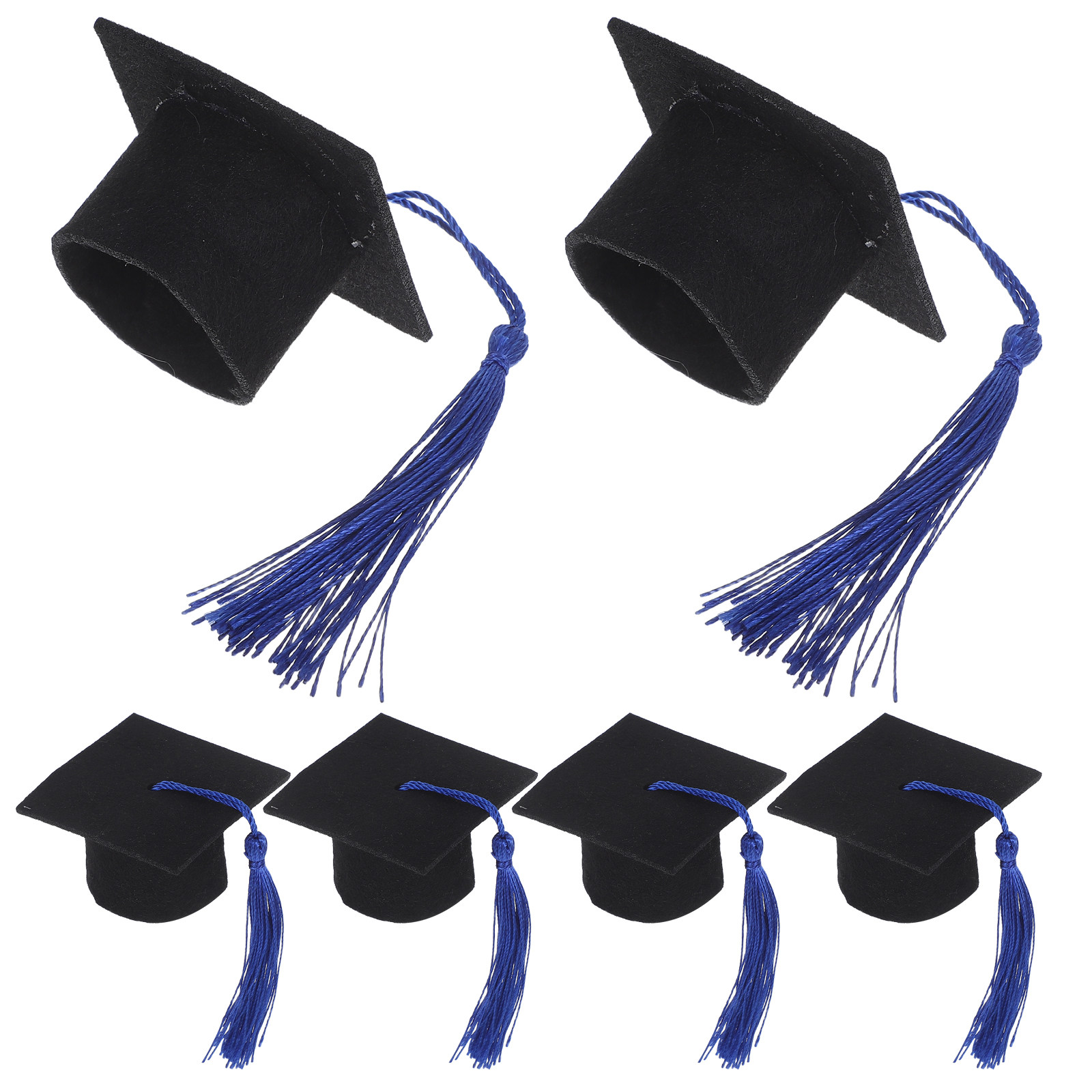 6 ชิ้น ปลอกขวดไวน์รูปหมวกปริญญ - Wine Beer Hat บทวิจารณ์และราคา